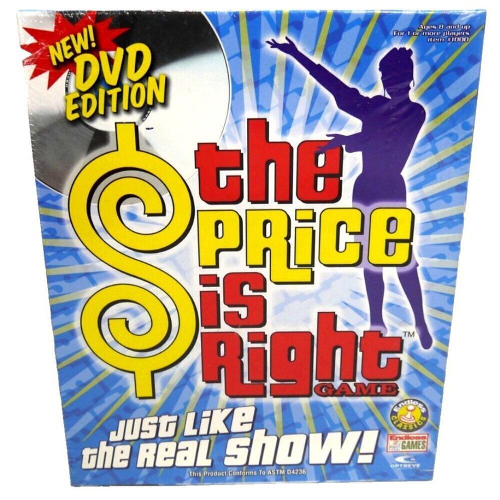 THE PRICE IS RIGHT Game DVD Edition ENDLESS GAMES 2005, NEW made in USA